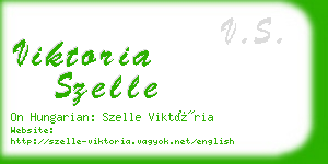 viktoria szelle business card